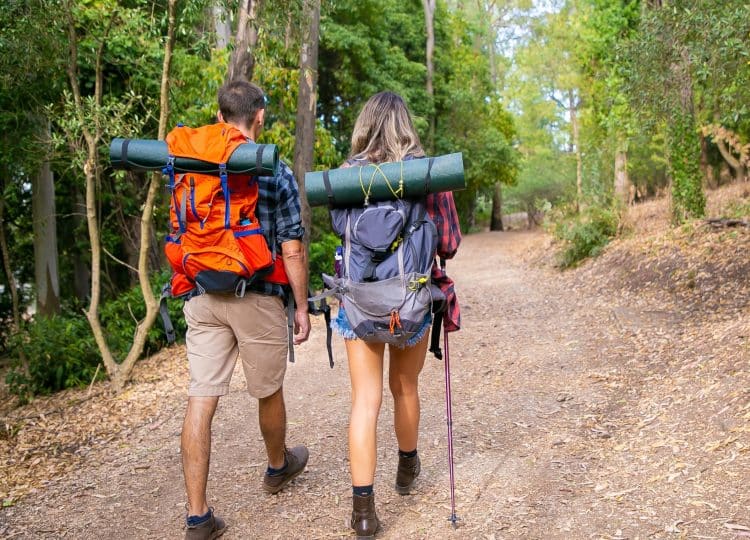 Couple Going Hiking