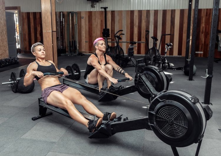 Crossfit Gym Indoor Rowing