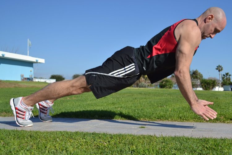 Patrick Dale Doing Plyo Pushups