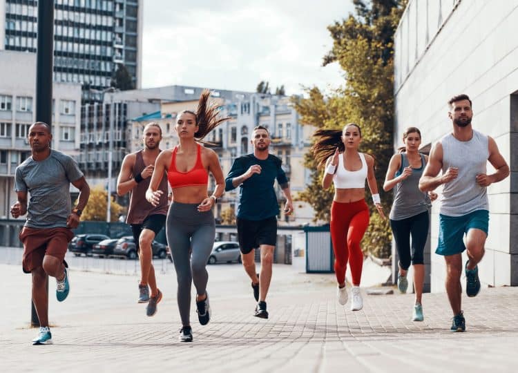 People Jogging Outdoor