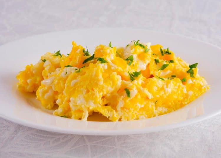 Scrambled Eggs With Seasonings