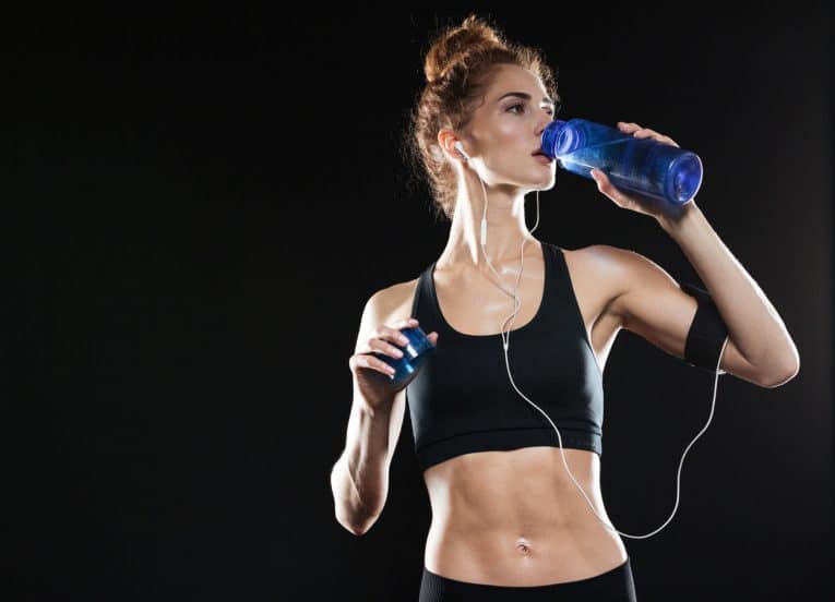 Woman Drinking Water