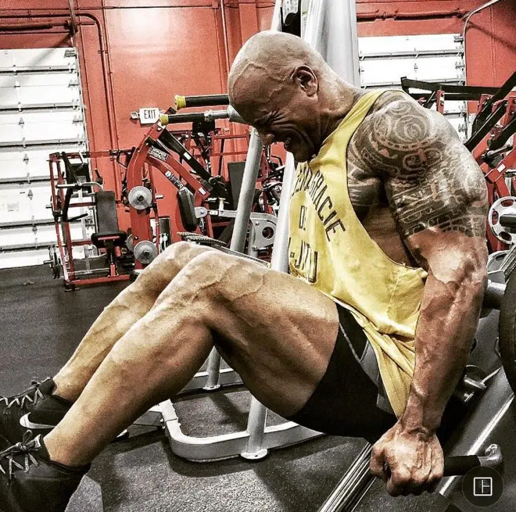 The Rock Leg Workout